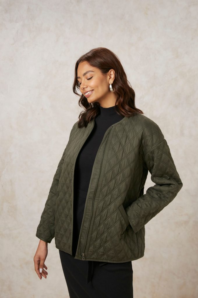 People Tree, Hollie Quilted jacket,L