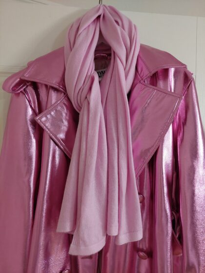 Nepal vaaleanpunainen kashmir kaulahuivi